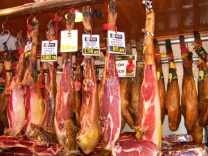 Sights at La Boqueria Market, Barcelona