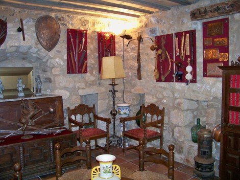 Beautiful art and collectibles in the "Chocolate Castle"