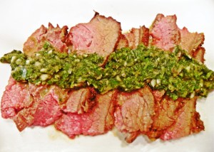 Tri tip with Chimichurri