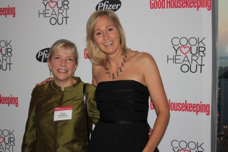 Beth at Good Housekeeping's Cook Your Heart Out in New York with Sara Moulton