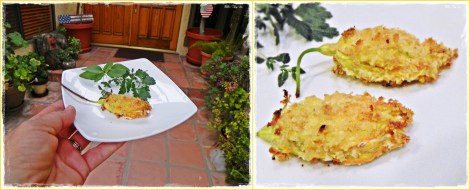 Crispy Baked Stuffed Blossoms!