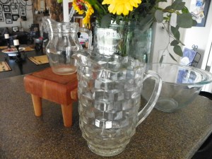 Poppin' Tags!  Fostoria American Pitcher