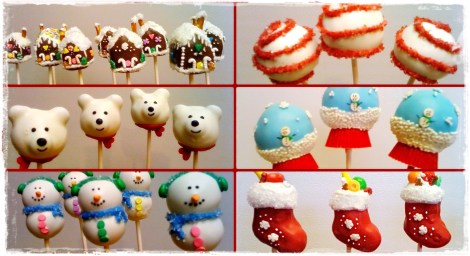 There were also Christmas Trees (fully decorated), Santa hats , Reindeer and more!