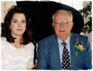 Dad never smiled in pictures.  But he was always smiling on the inside.