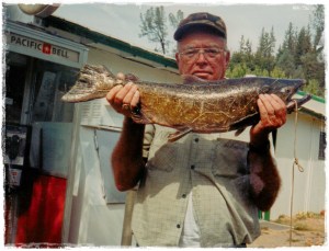 He caught it.  I ate it.