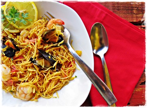 My pescetarian hubby loved dinner tonight!