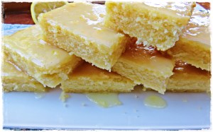 Slightly cakey, but dense . . . and lemony!