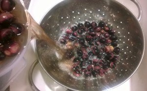 Drain and soak . . . 